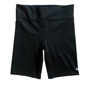 Girls Nike Big Kids' Dri-FIT One Bike Shorts Sz LG Black